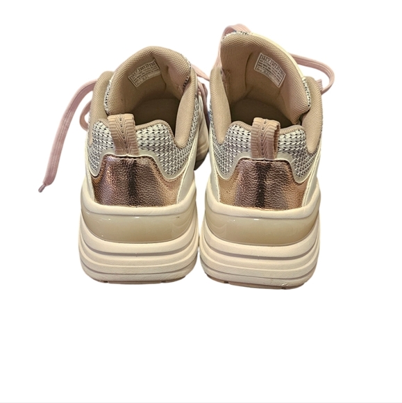 Skechers Pink and Cream Sneakers - Picture 5 of 7